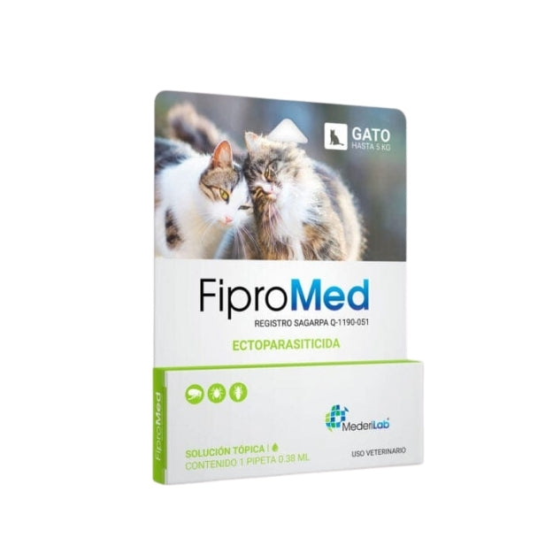 FibroMed Forte Pipeta Gato 5 Kg Mederilab .038 mL