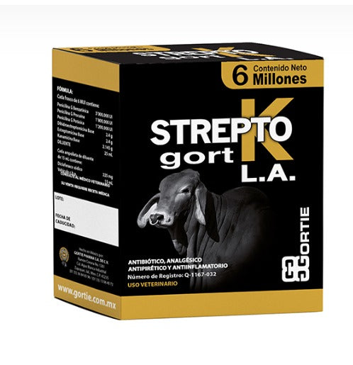 Strepto gort K 6 millones.