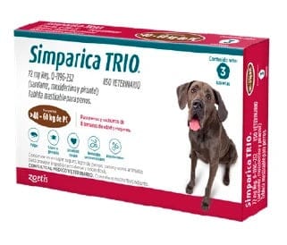Simparica TRIO 40-60 Kg X Pastilla