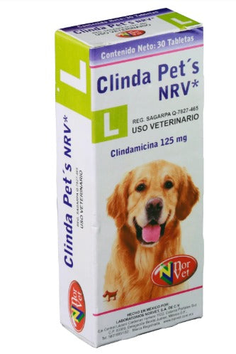 Clinda Pet's "L" NRV 125 mg.